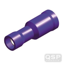 Kabelskor ''Hona'' Isolerade - Ø4mm - Blå (5st) QSP Products